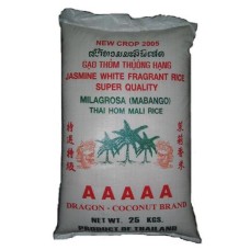 Three Coconut Brand                   Jasmine Rice 25kg